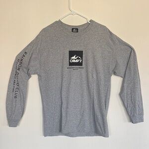 Gray Long Sleeve Tee